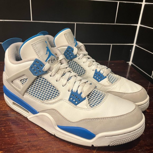 Air Jordan 4 Military Blue Size 11 No Box 2012 Release - Picture 4 of 9